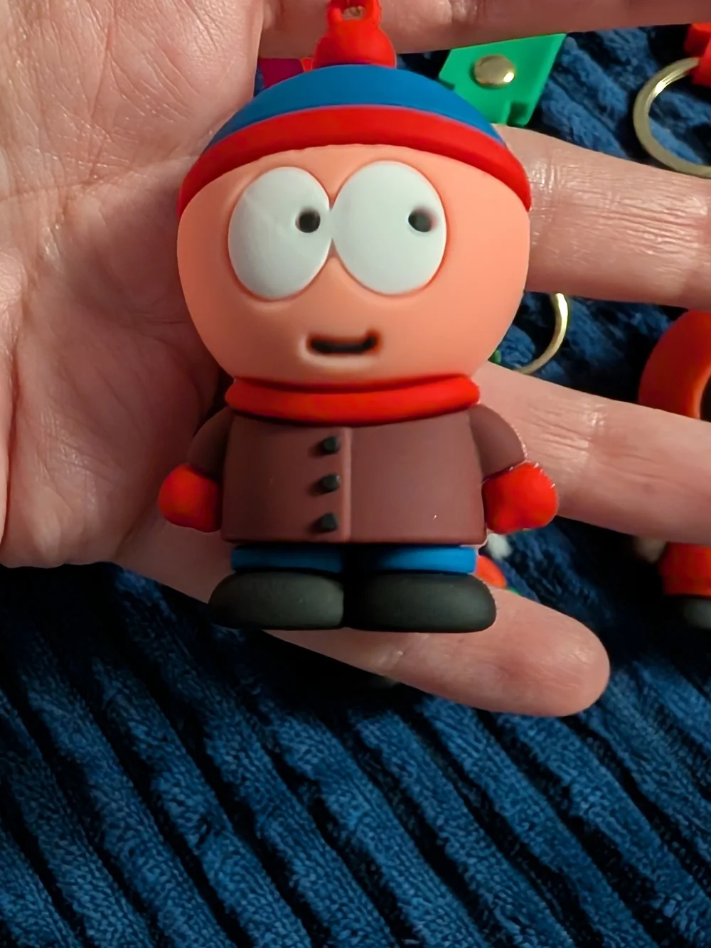 4 South Park Kyle & Kenny Silicone Keychain Set